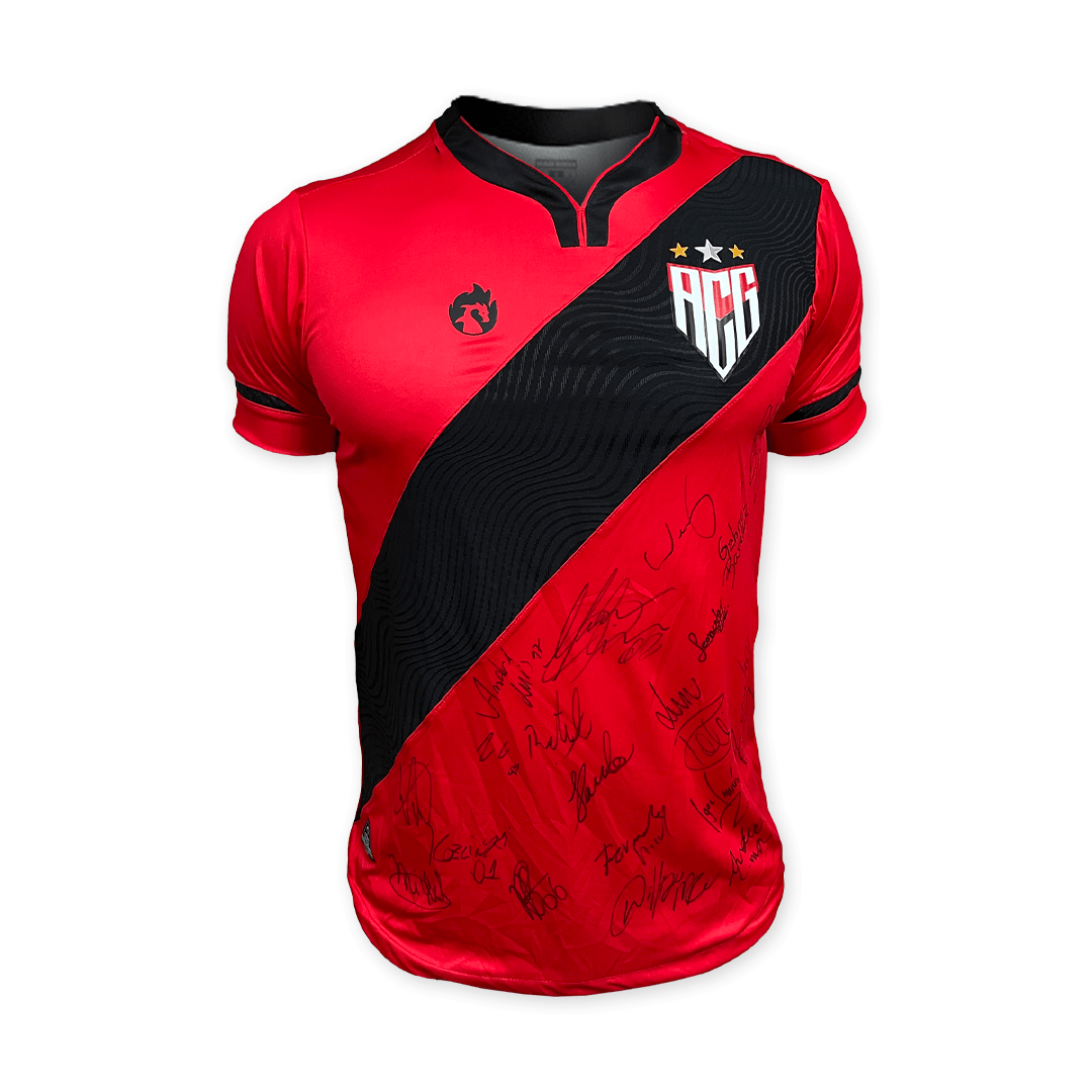 Camisa Atlético Goianiense – Autografada por todo elenco. – Play For a Cause